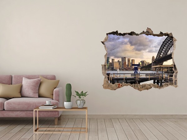 Fototapeta díra na zeď 3D Pohľad na Sydney