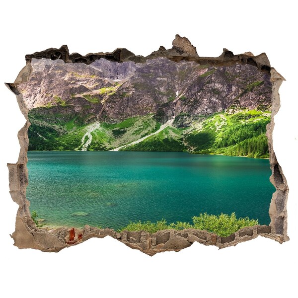 Nálepka fototapeta 3D na zeď Morské oko tatry