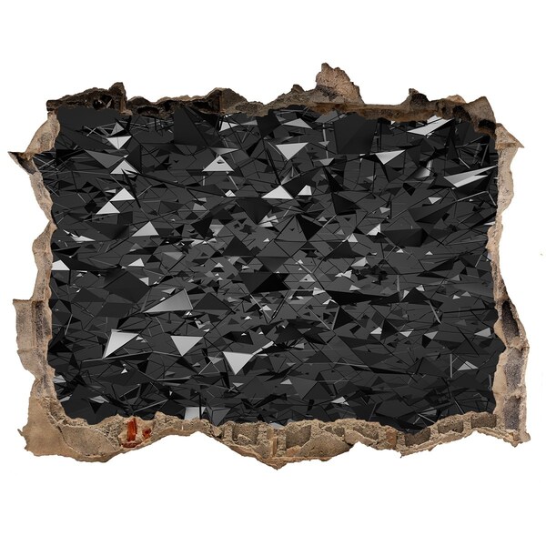 Samolepící díra na stěnu Čierna priepasť v stene