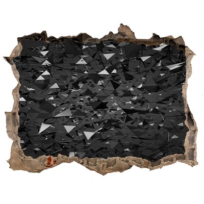 Samolepící díra na stěnu Čierna priepasť v stene