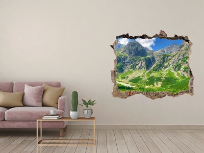 Díra 3D foto tapeta nálepka Jazero v horách