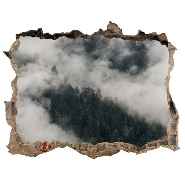 Samolepící nálepka beton Zelené údolie v oblakoch