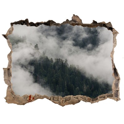 Samolepící nálepka beton Zelené údolie v oblakoch