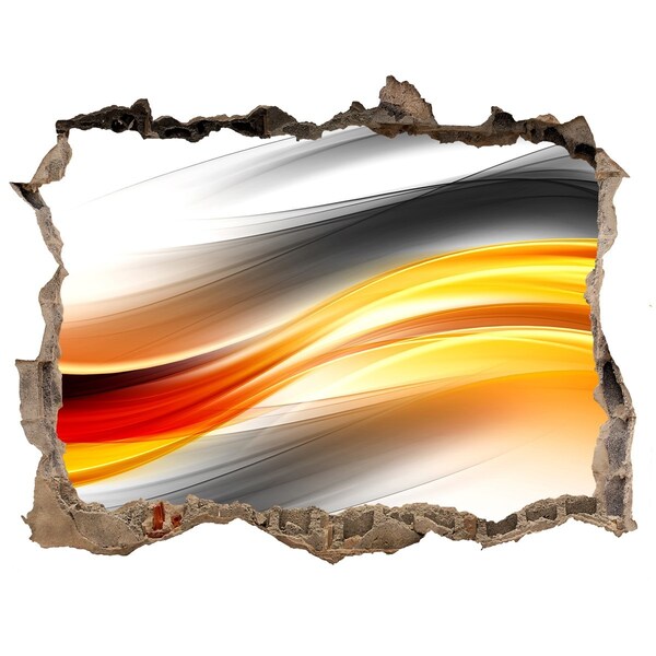 Nálepka fototapeta 3D výhled Prielom farieb v betóne