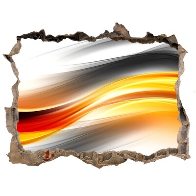 Nálepka fototapeta 3D výhled Prielom farieb v betóne