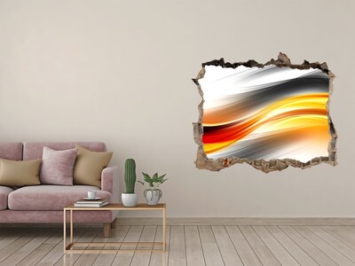 Nálepka fototapeta 3D výhled Prielom farieb v betóne