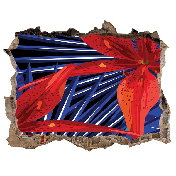 Fototapeta díra na zeď Kvetinový záblesk farieb