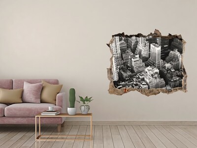 Nálepka fototapeta 3D výhled Pohľad na mestskú džungľu