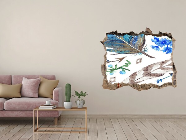 Díra 3D foto tapeta nálepka Tajomná oáza v džungli