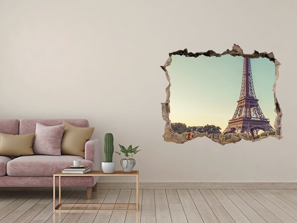 Nálepka fototapeta 3D na zeď Eiffelova veža v paríži