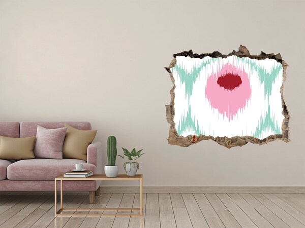 Fototapeta díra na zeď Zvuková ilúzia v betóne