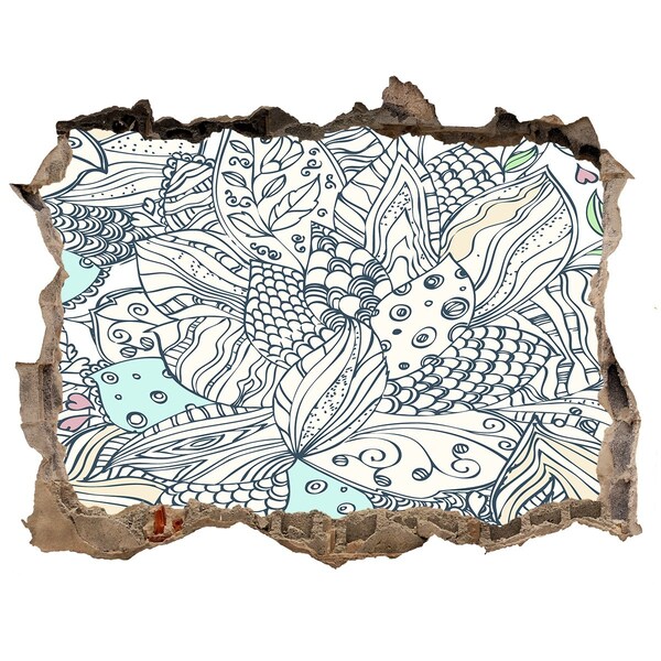 Fototapeta díra na zeď 3D Farebný svet prírody