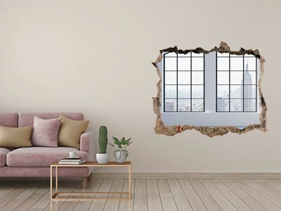 Fotoobraz díra na stěnu Pohľad na New York