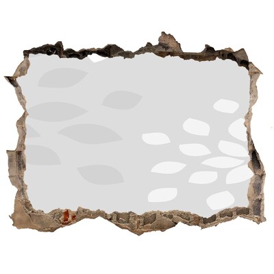 Fototapeta díra na zeď Zrúcaný múr s výhľadom na vodu