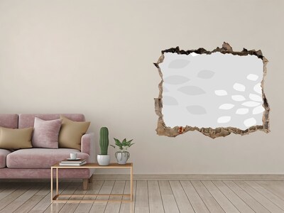 Fototapeta díra na zeď Zrúcaný múr s výhľadom na vodu