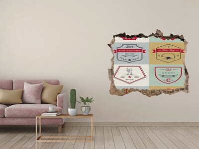 Fototapeta díra na zeď 3D Skatepark v meste