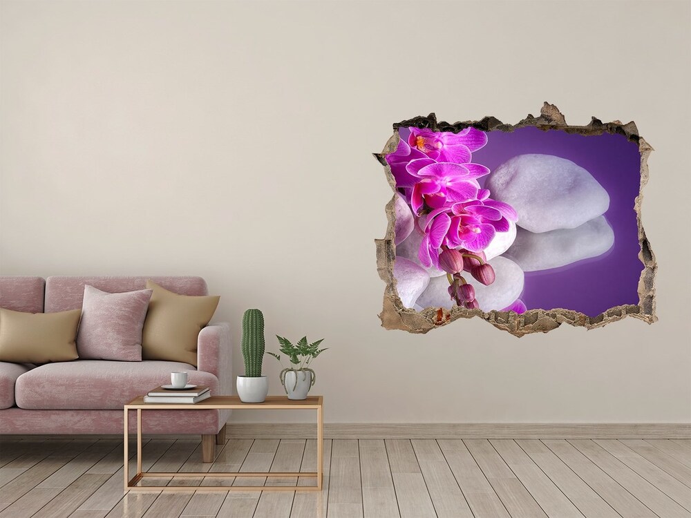 Fotoobraz díra na stěnu Orchidea