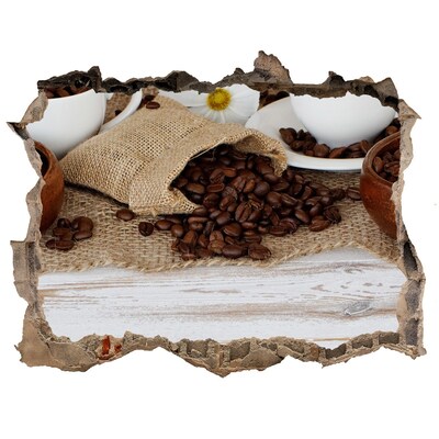 Nálepka fototapeta 3D na zeď Káva v prírodnom prostredí