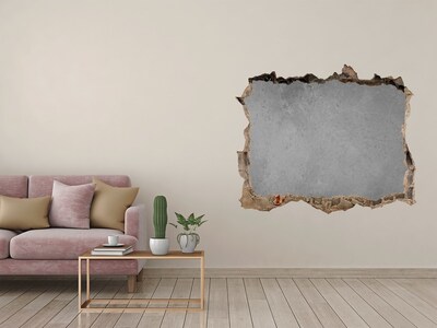 Díra 3D fototapeta nálepka Prasknutá stena s výhľadom na betón