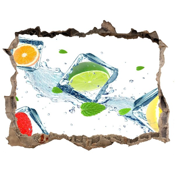 Fototapeta díra na zeď Osviežujúci koktail v letnom prostredí
