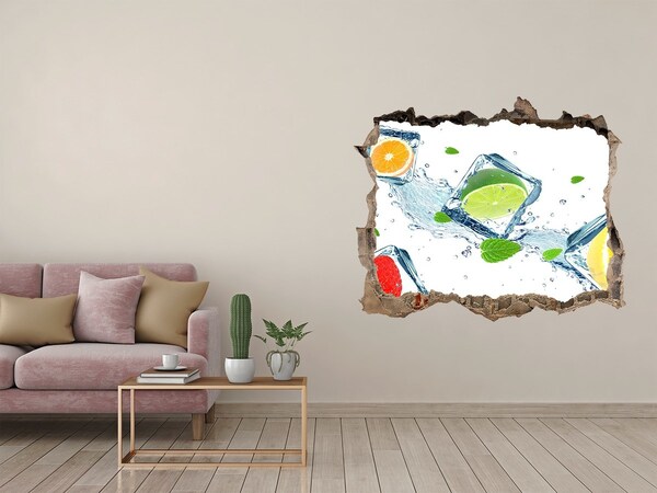 Fototapeta díra na zeď Osviežujúci koktail v letnom prostredí