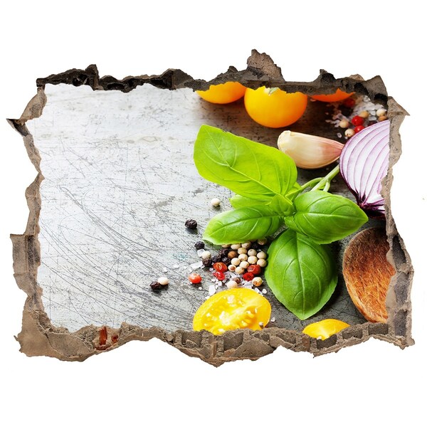 Nálepka 3D díra samolepící Inšpirácie do kuchyne spoza steny