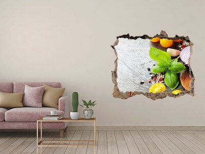 Nálepka 3D díra samolepící Inšpirácie do kuchyne spoza steny