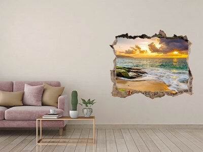 Fotoobraz díra na stěnu Sunset sea