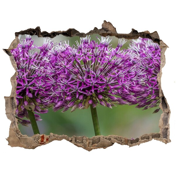 Samolepící díra na stěnu Kvety v kvete