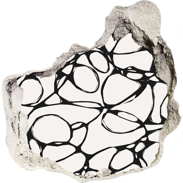 Samolepiaca nálepka betón Abstraktné vzory na stene