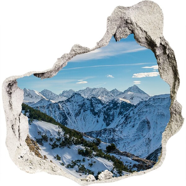 Diera 3D fototapety na stenu Crown tatry