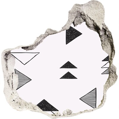 Samolepiaca nálepka Geometrické vzory na stene