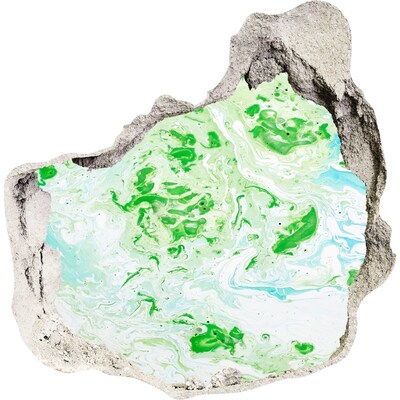 Samolepiaca nálepka Zelená oáza v diere v stene