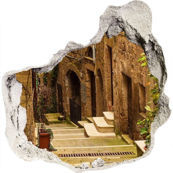 Samolepiaca nálepka na stenu Očarujúca ulica v meste