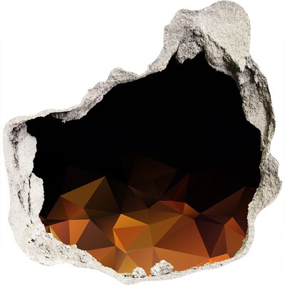 Nálepka fototapeta 3D Vnútro sopky