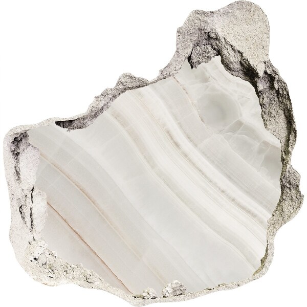 3D diera nálepka Kamenná prasklina s alabastrom