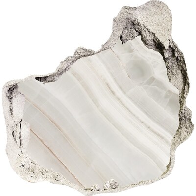 3D diera nálepka Kamenná prasklina s alabastrom