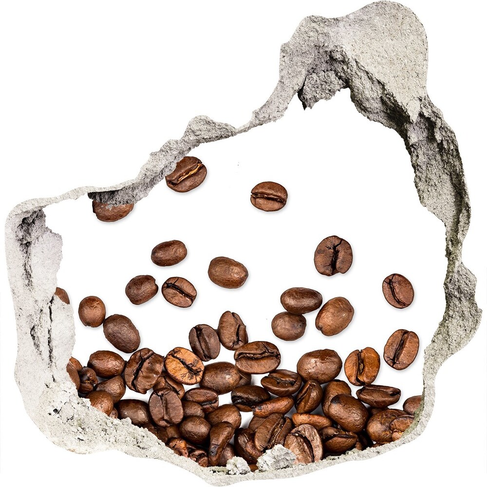 Diera 3D fototapety nálepka Kávové zrná