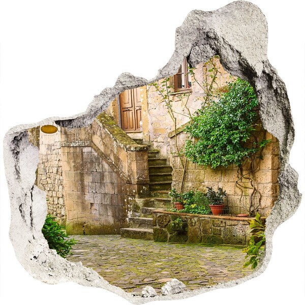 Samolepiaca diera na stenu Očarujúce schody v starobylom meste