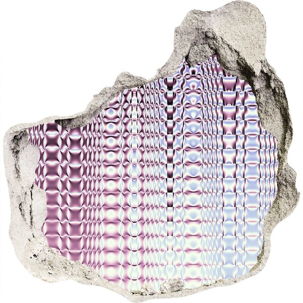 Nálepka diera na stenu Odraz v diere