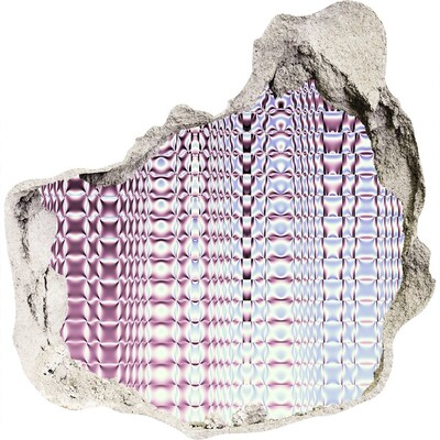 Nálepka diera na stenu Odraz v diere