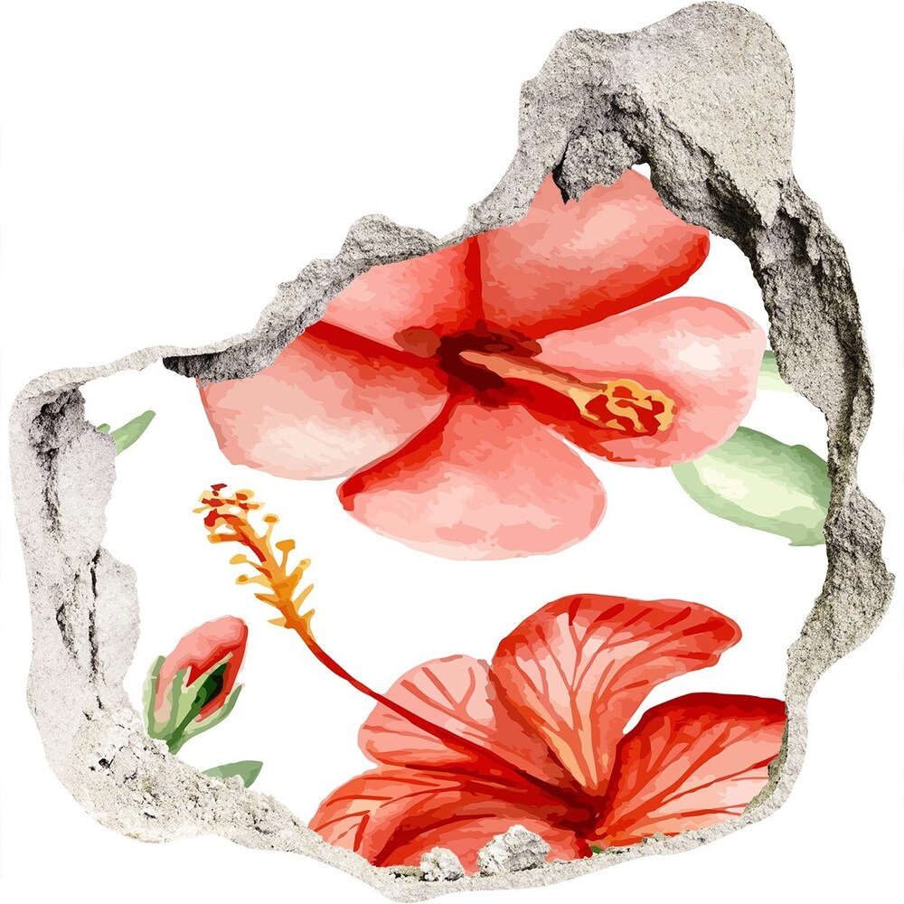 Diera 3D fototapety na stenu Tropické kvety