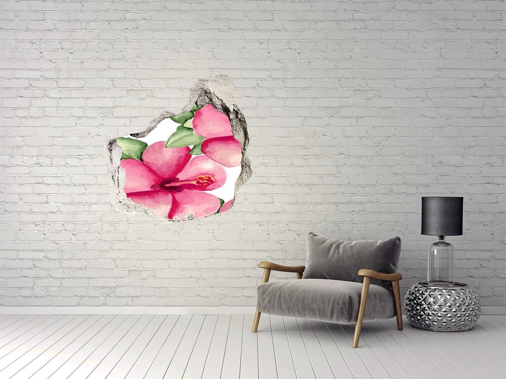 Fototapeta diera na stenu 3D Tropické kvety
