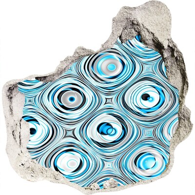 Diera 3D fototapety na stenu Vodné víry v betóne