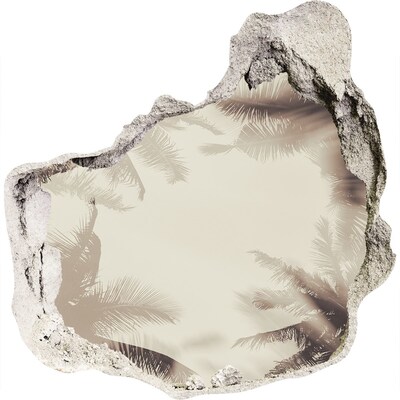 Samolepiaca diera na stenu Tropická oáza za múrom