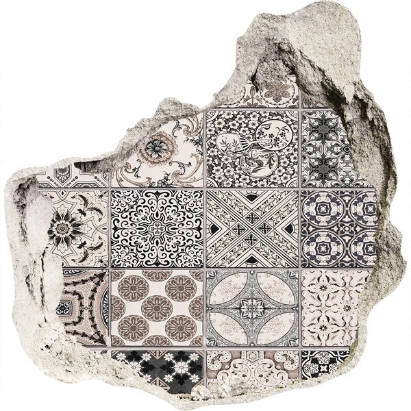 Samolepiaca diera na stenu Dlaždice v retro štýle