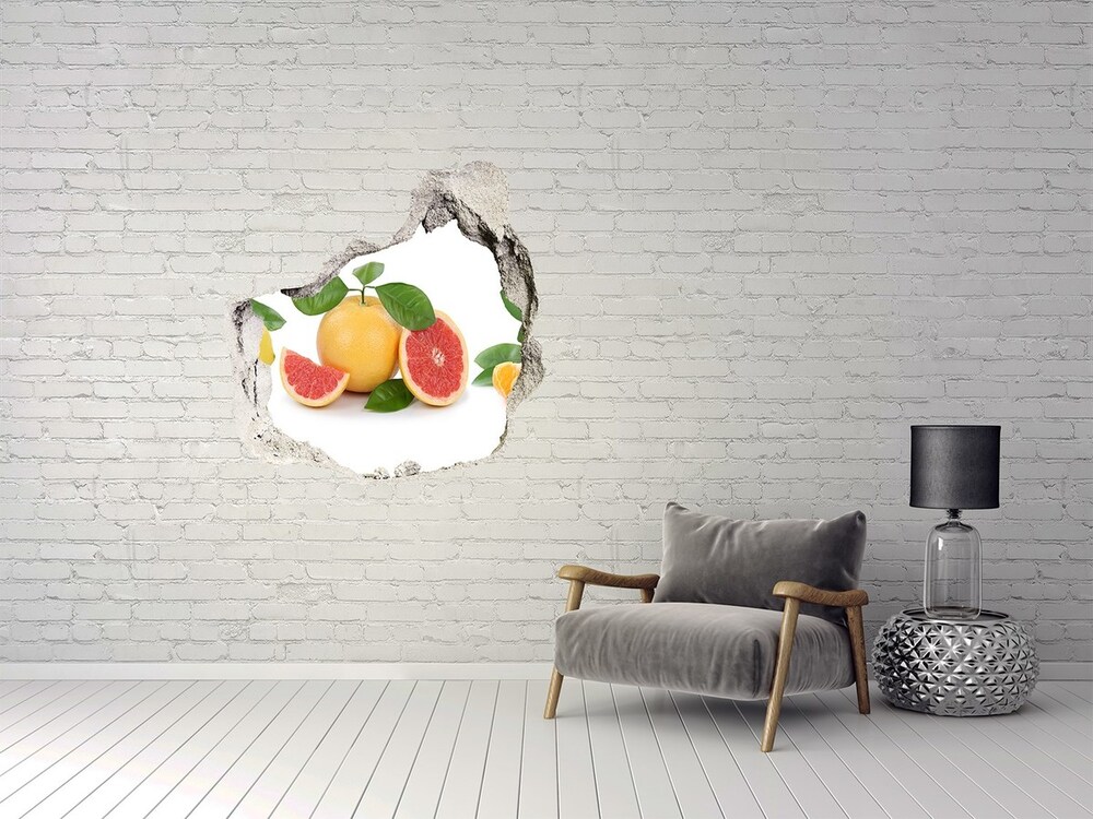 Nálepka fototapeta 3D výhľad betón Citrusové ovocie