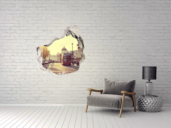 Samolepiaca nálepka na stenu Londýnska ulica ráno