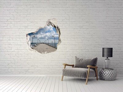 Samolepiaca nálepka na stenu Mólo pri mori