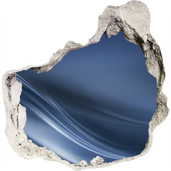 Nálepka 3D diera samolepiaca Diera v stene s výhľadom na oblohu